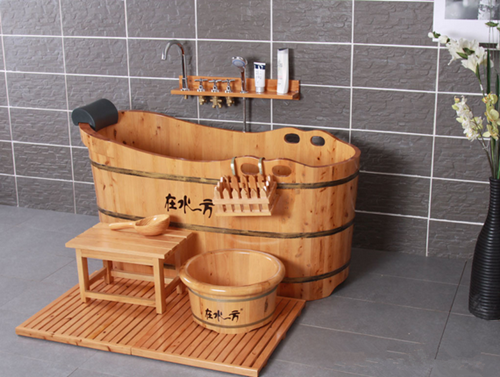 几种常见木桶浴缸尺寸整理