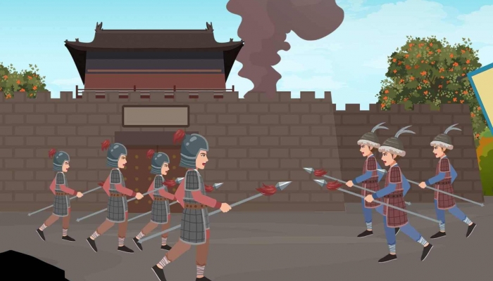 望其旗靡的靡是什么意思