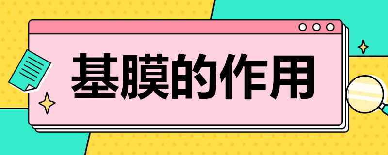 基膜的作用 墙布基膜的作用