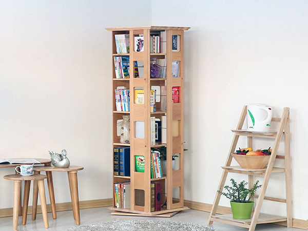 如何选购旋转书架 给书本一个舒适的家 