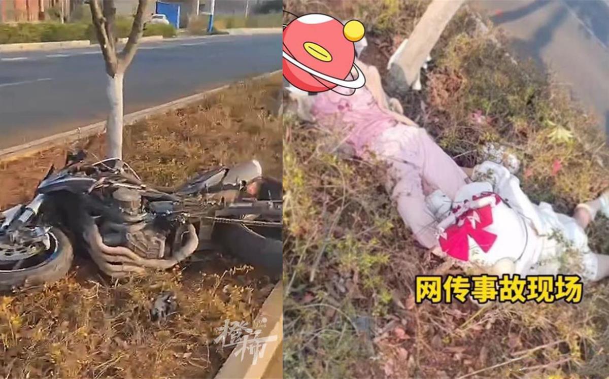 16岁女孩骑摩托载21岁女伴出车祸双双身亡，漠视安全真的一点都不酷炫