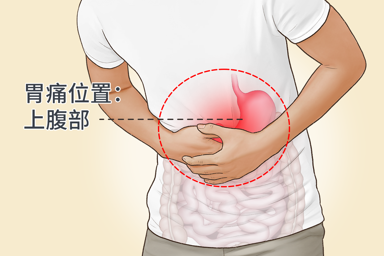 胃痛在肚子哪个位置图 怎么判断是不是胃疼