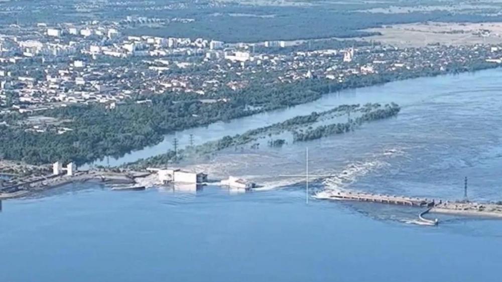 卡霍夫卡水电站大坝被炸（卡霍夫卡水库）