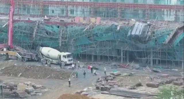 广东韶关一在建建筑坍塌致2死3伤（韶关建筑拆除）